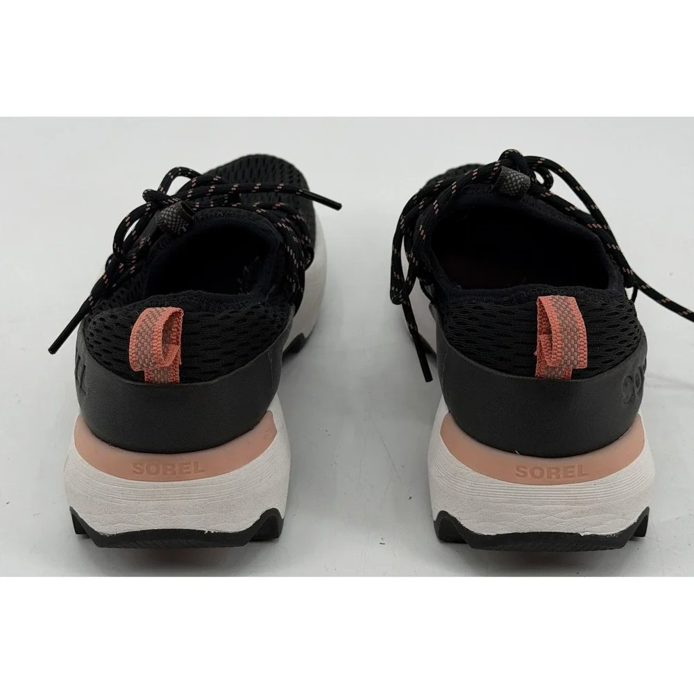 Sorel Shoes Womens‎ 9.5 Black Pink Kinetic Impact Lace Up Athletic Sneakers Walk